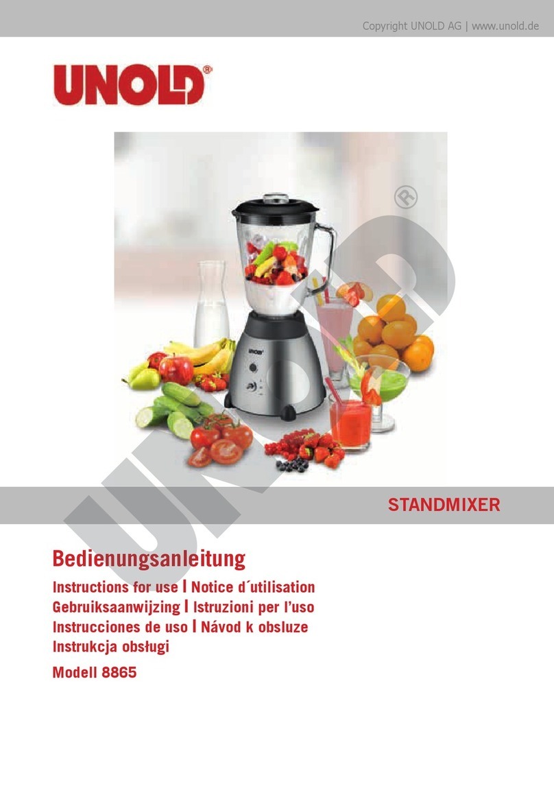 Unold 8865 User manual