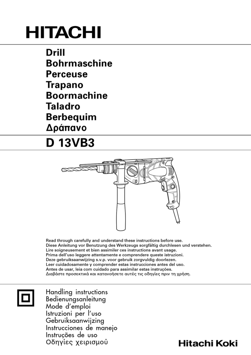 Hitachi D 13VB3 instructions