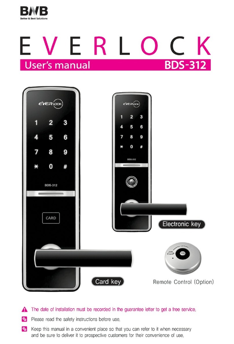 BNB Solutions Everlock BDS312 user manual