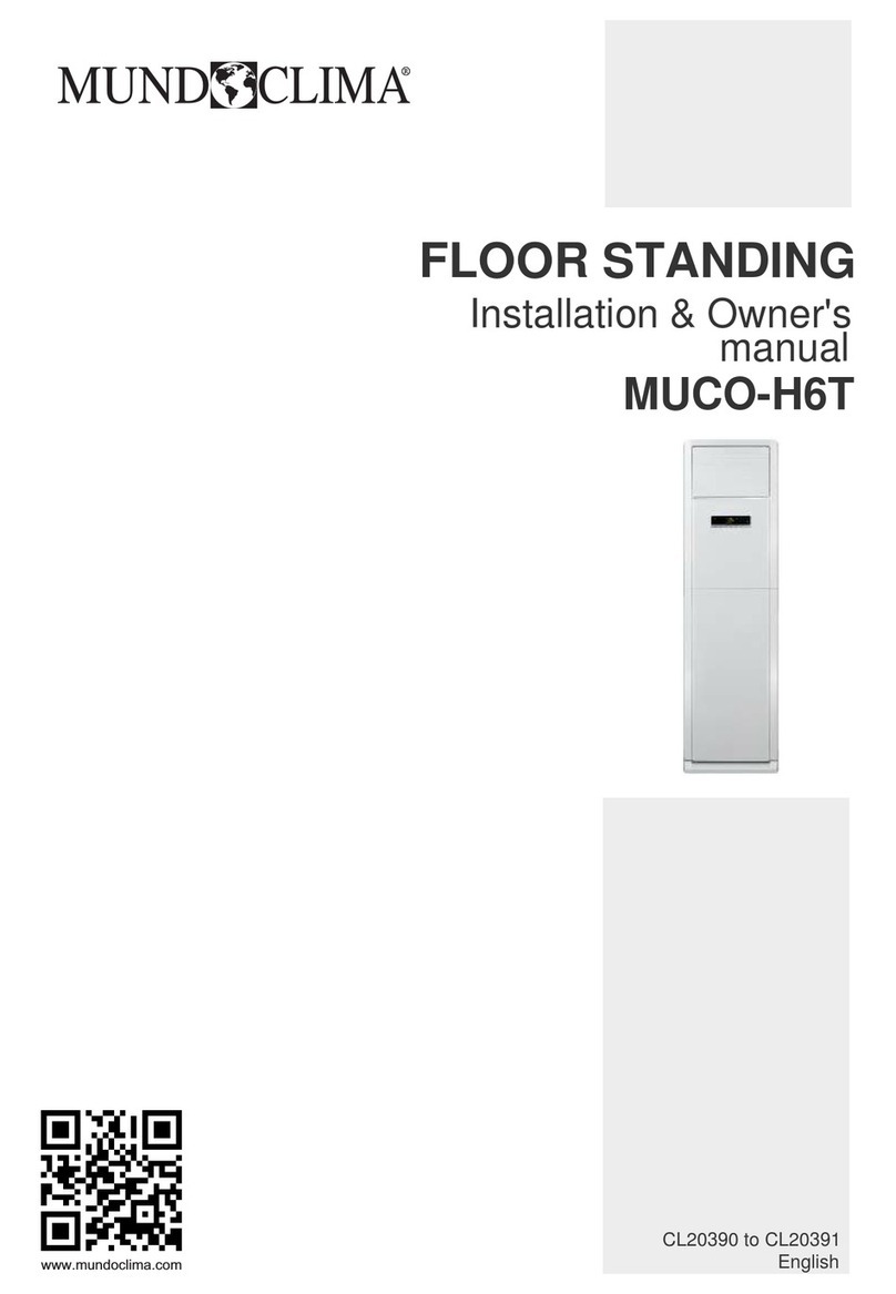 mundoclima MUCO-H6T Service manual mundoclima MUCO-H6T Service manual