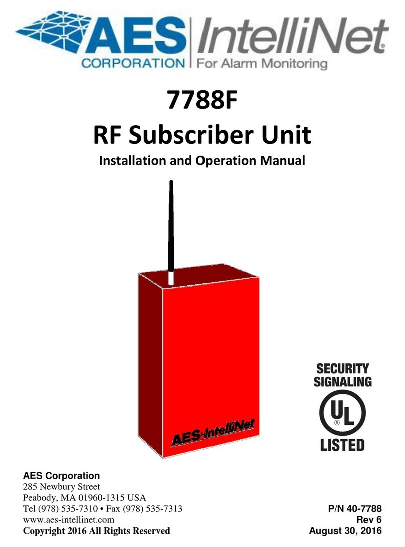 AES 7788F Installation and operation manual AES 7788F Installation and operation manual