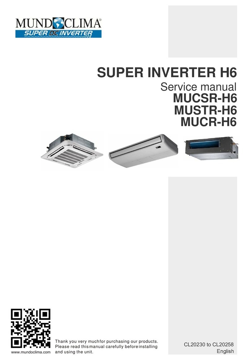 mundoclima MUCSR-H6 User manual mundoclima MUCSR-H6 User manual