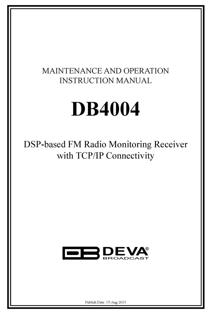 DEVA Broadcast DB4004 User manual