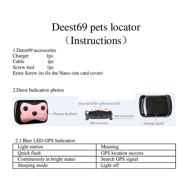 MonkeyG Deest69 instructions