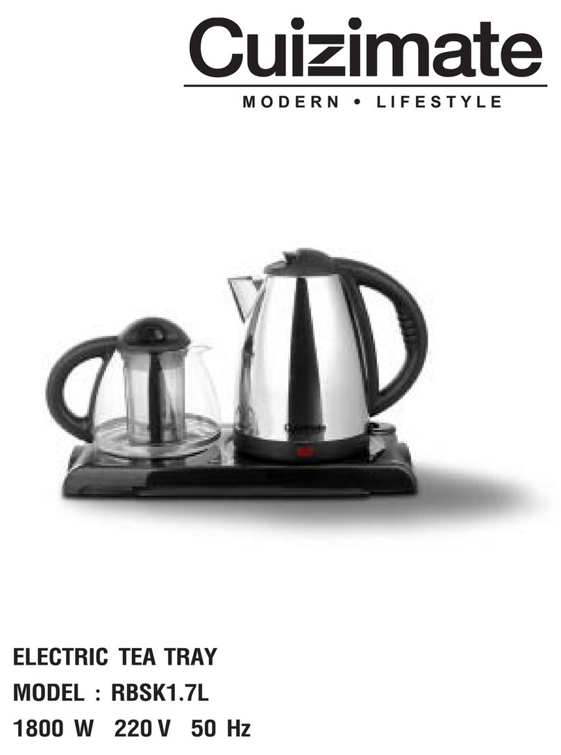 Cuizimate RBSK1.7L User manual