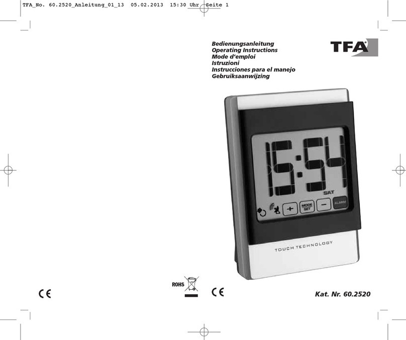 TFA 60.2520 operating instructions