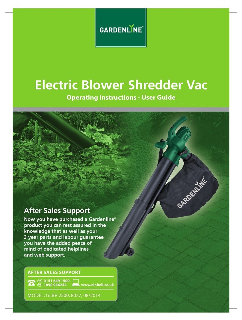 Gardenline GLBV 2500 08/2014 Instruction Manual