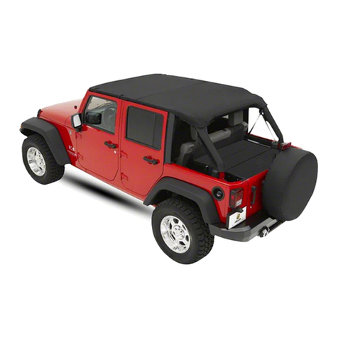 Bestop header bikini installation instructions