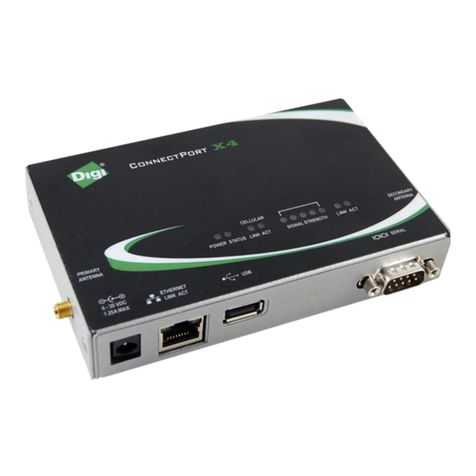 Digi ConnectPort X4 User manual