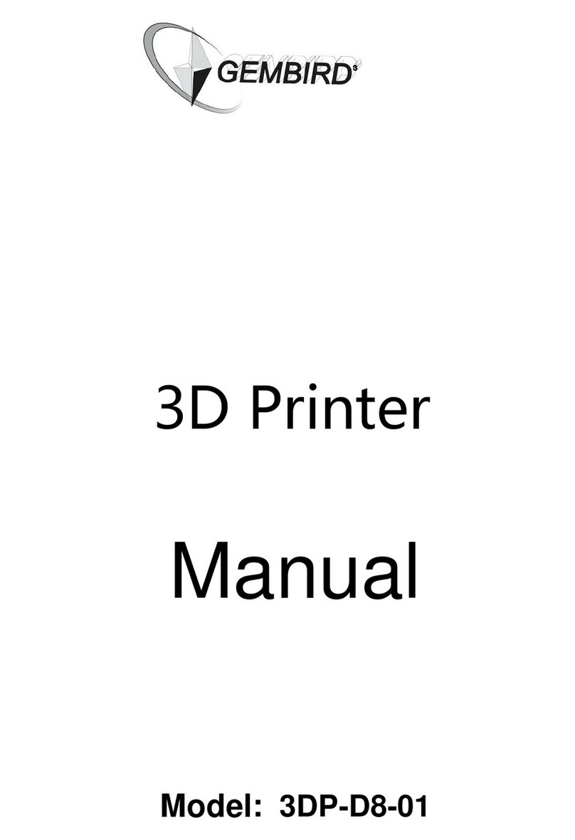 Gembird 3DP-D8-01 manual