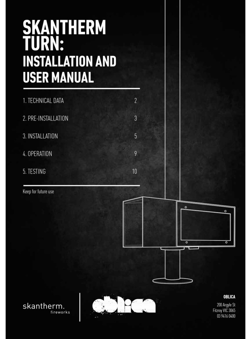 Oblica Skantherm Turn Installation and user manual