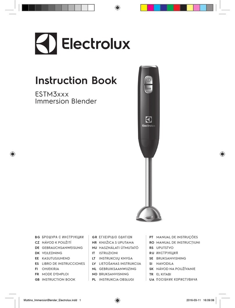 Electrolux ESTM3 SERIES Instruction book