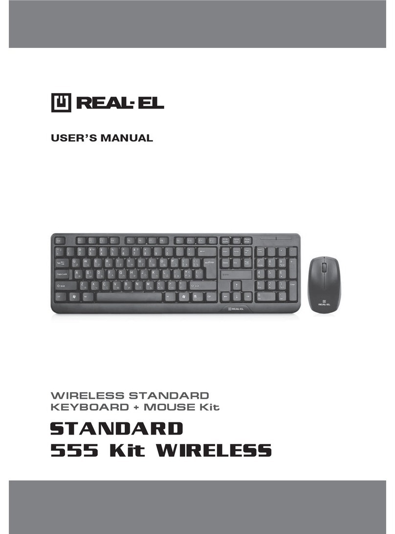 Real-El STANDARD 555 Kit WIRELESS User manual