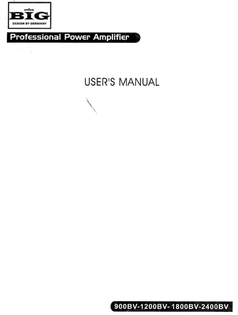 BIG 900BV user manual