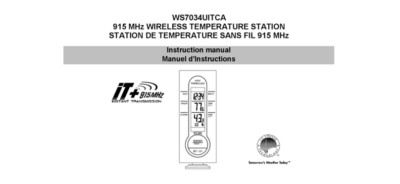 La Crosse Technology WS7034UITCA User manual