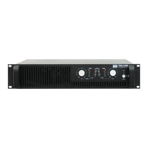 DAPAudio TAS-2400 User manual