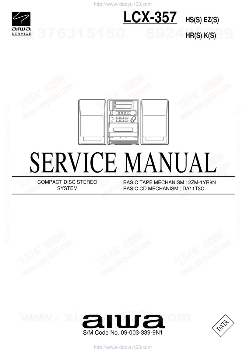 Aiwa LCX-357 HR User manual