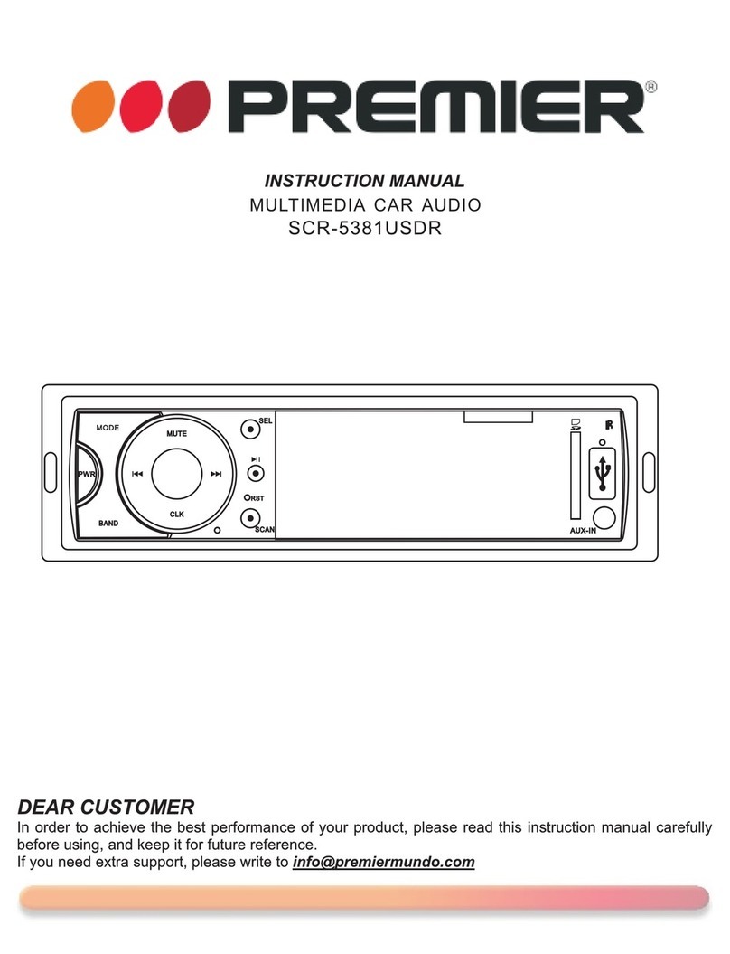 Premier SCR-5381USDR instruction manual