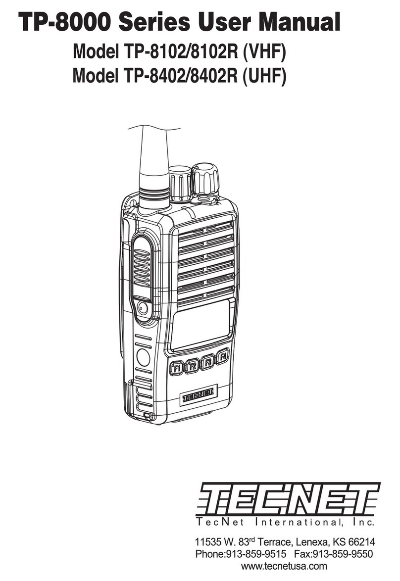 Tecnet TP-8000 SERIES User manual