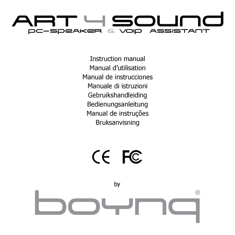 Boynq ART 4 SOUND User manual