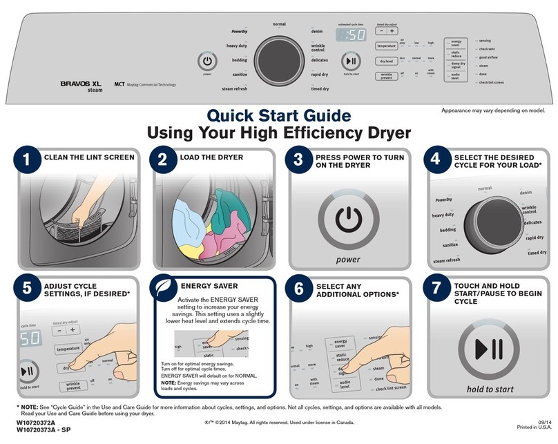 Maytag mgdb835dw User manual