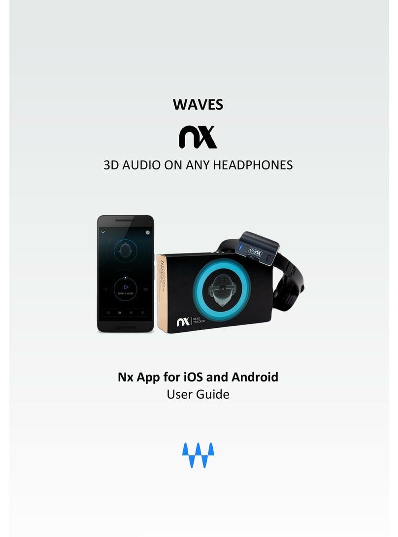 Waves NX HEAD TRACKER User manual