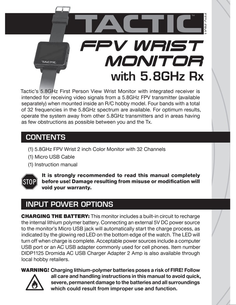 Tactic FPV WRIST MONITOR manual
