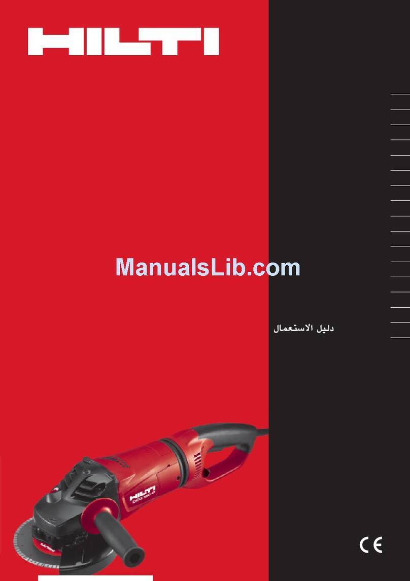 Hilti DCG 180-D operating instructions
