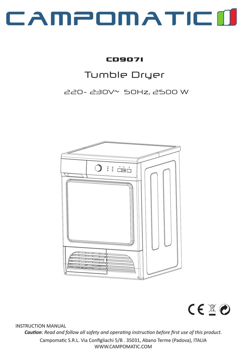 Campomatic CD907I instruction manual