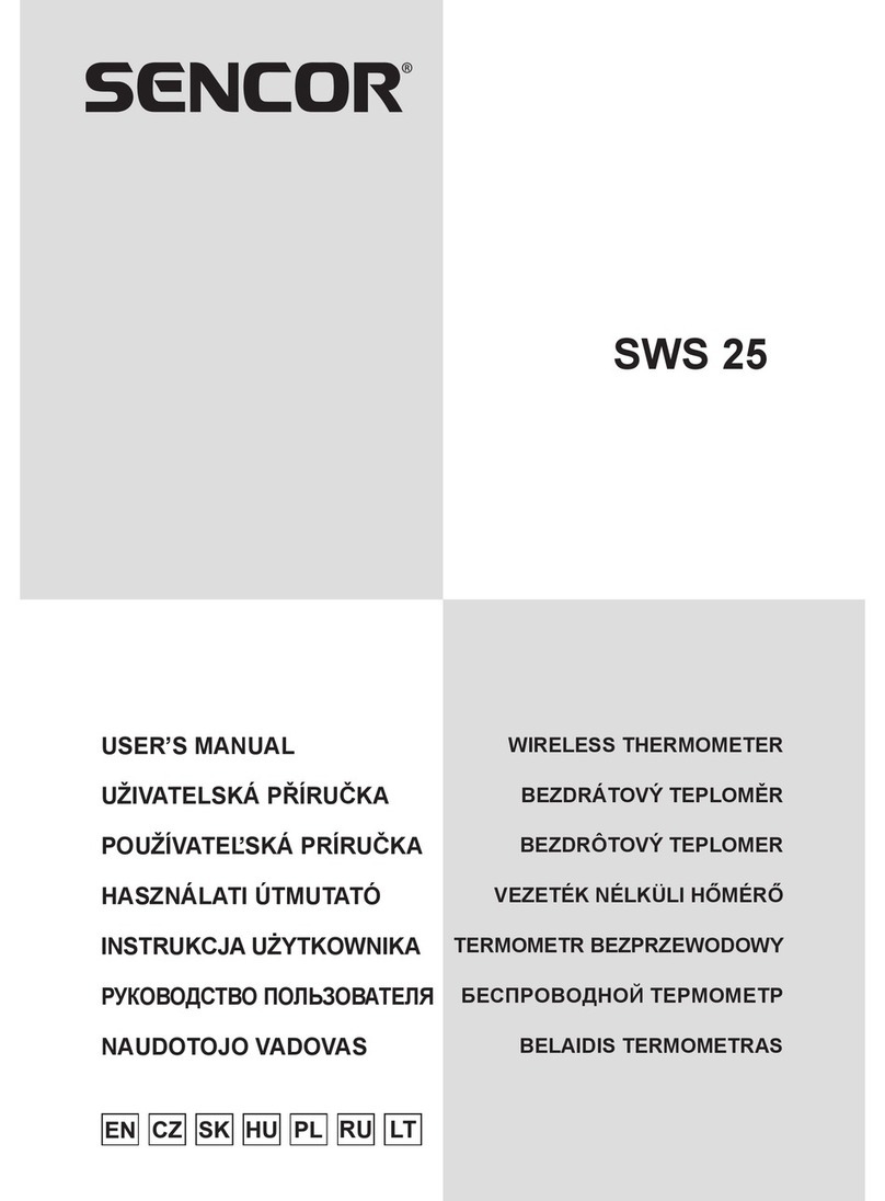Sencor sws 25 user manual