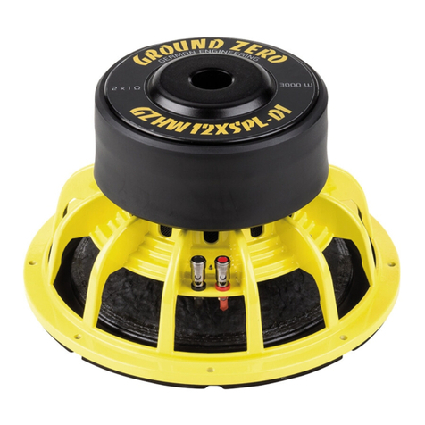 Ground Zero GZHW 12XSPL-D1 User manual