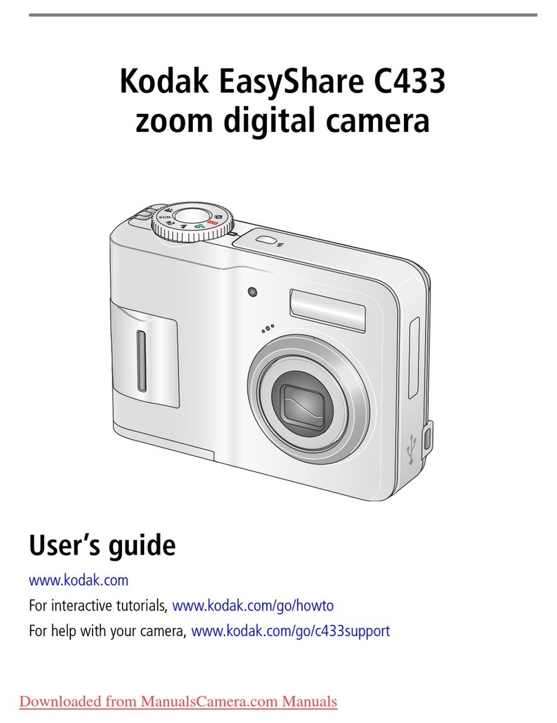 Kodak C433 - Easyshare Zoom Digital Camera User manual