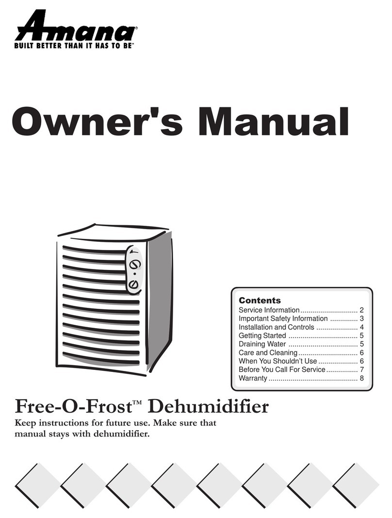 Amana DK30 instruction manual