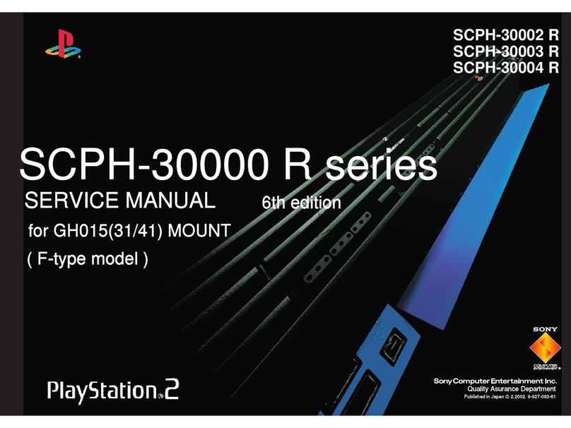 Sony PlayStation 2 SCPH-3000 R series User manual