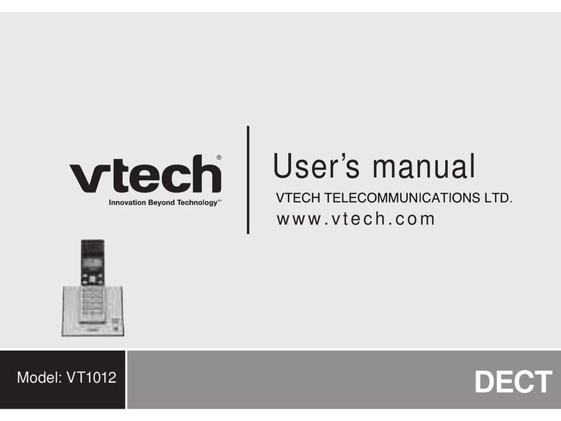 V-tech VT1012 user manual
