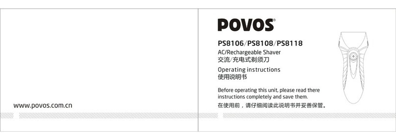Povos PS8106 operating instructions