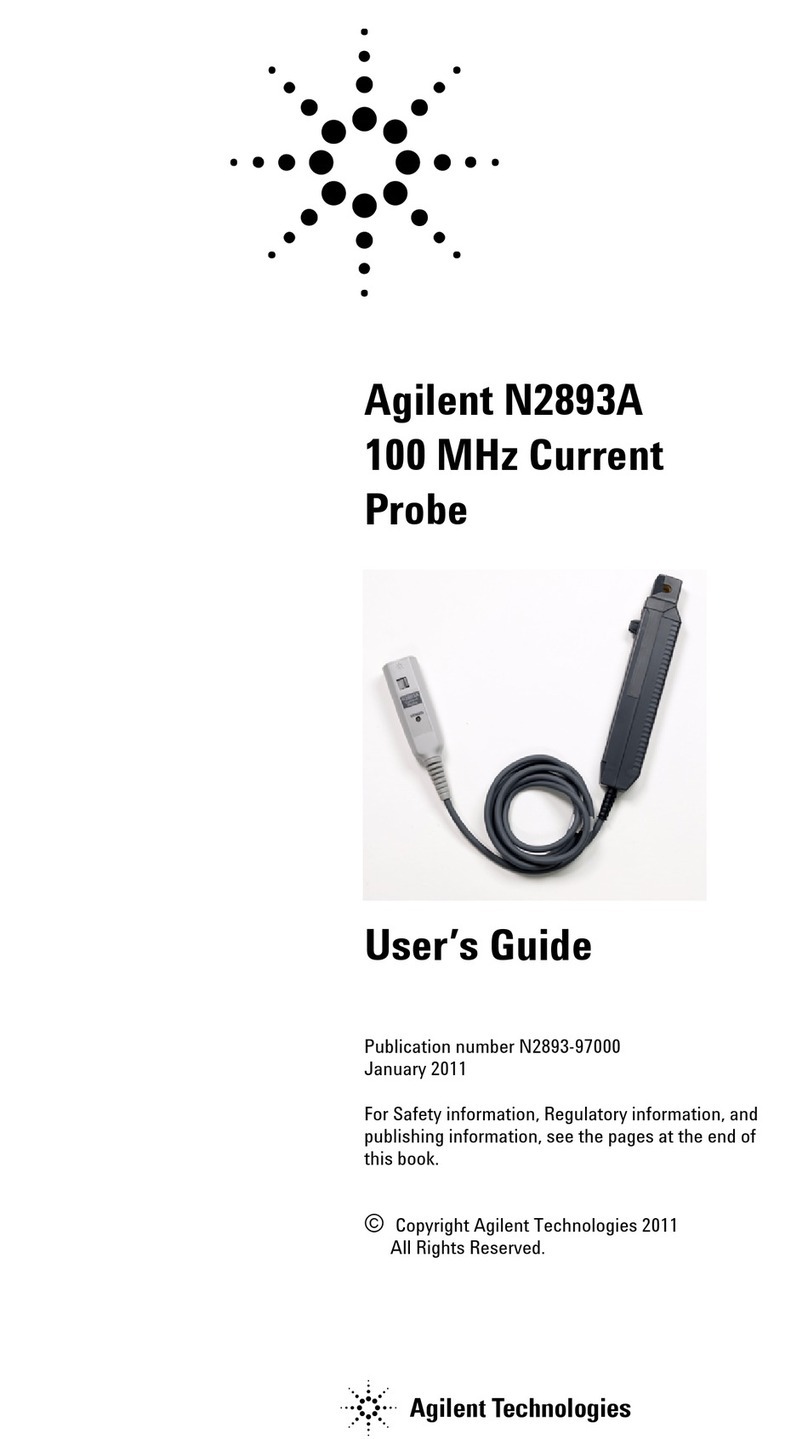 Agilent Technologies N2893A User manual