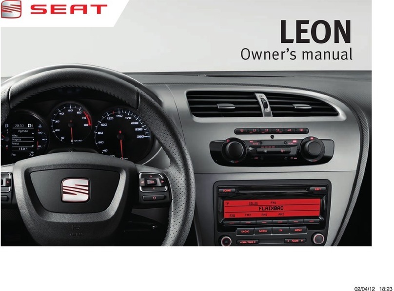 Seat Leon 2012 owner's manual
