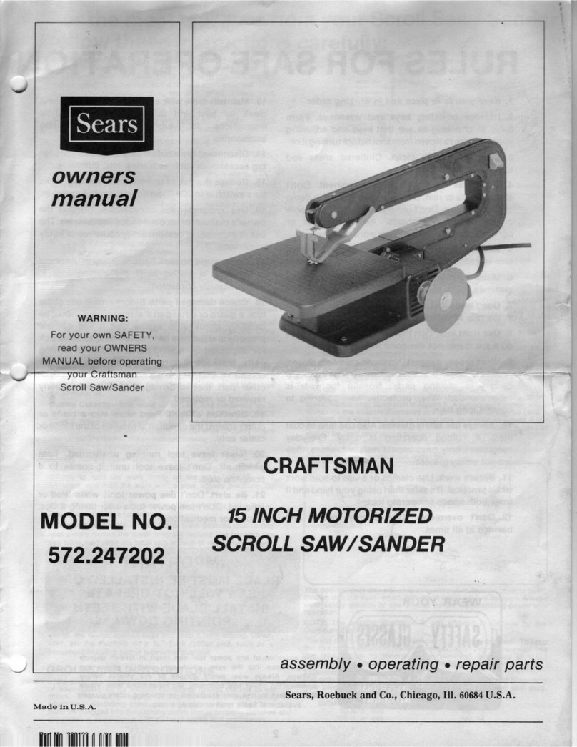 Crafstman 572.247202 owner's manual
