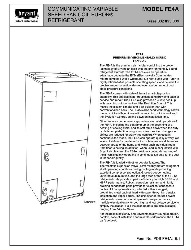 Bryant fe4anf005 User manual