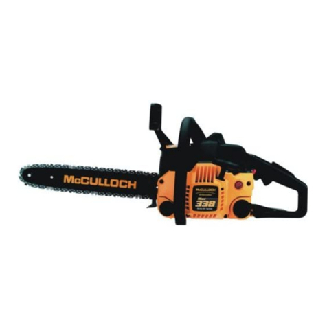 McCulloch mac 338 User manual