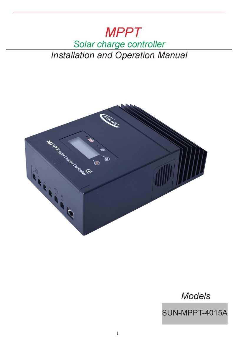 MPPT SUN-MPPT-4015A User manual