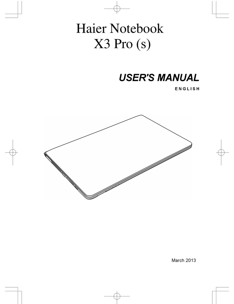Haier X3 PRO user manual