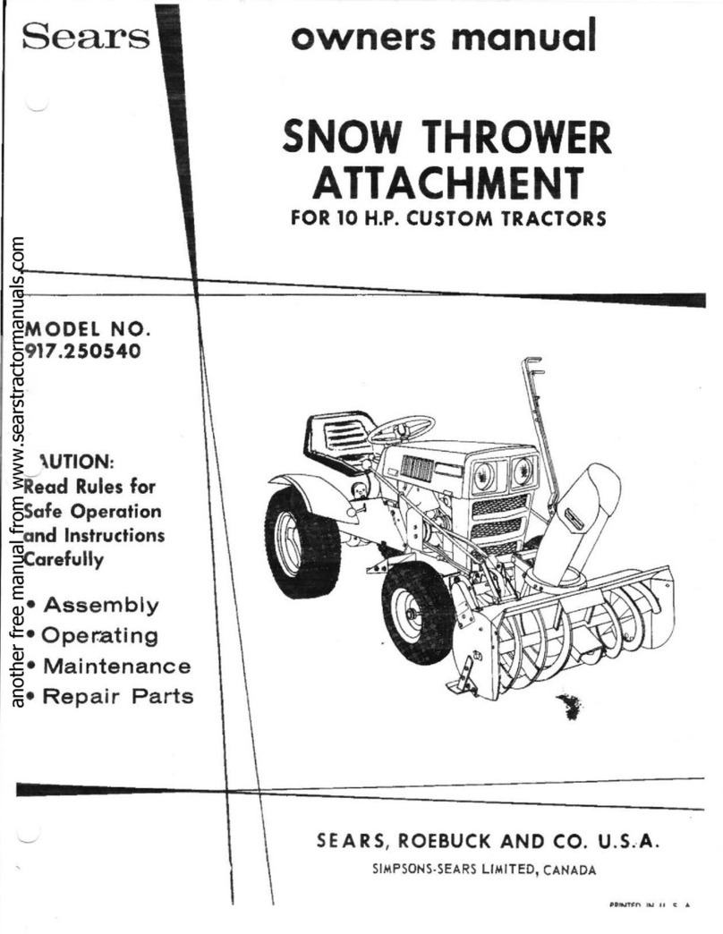 Sears 917.250540 User manual
