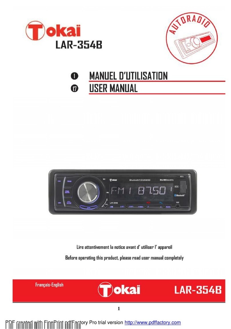 Tokai LAR-354B User manual