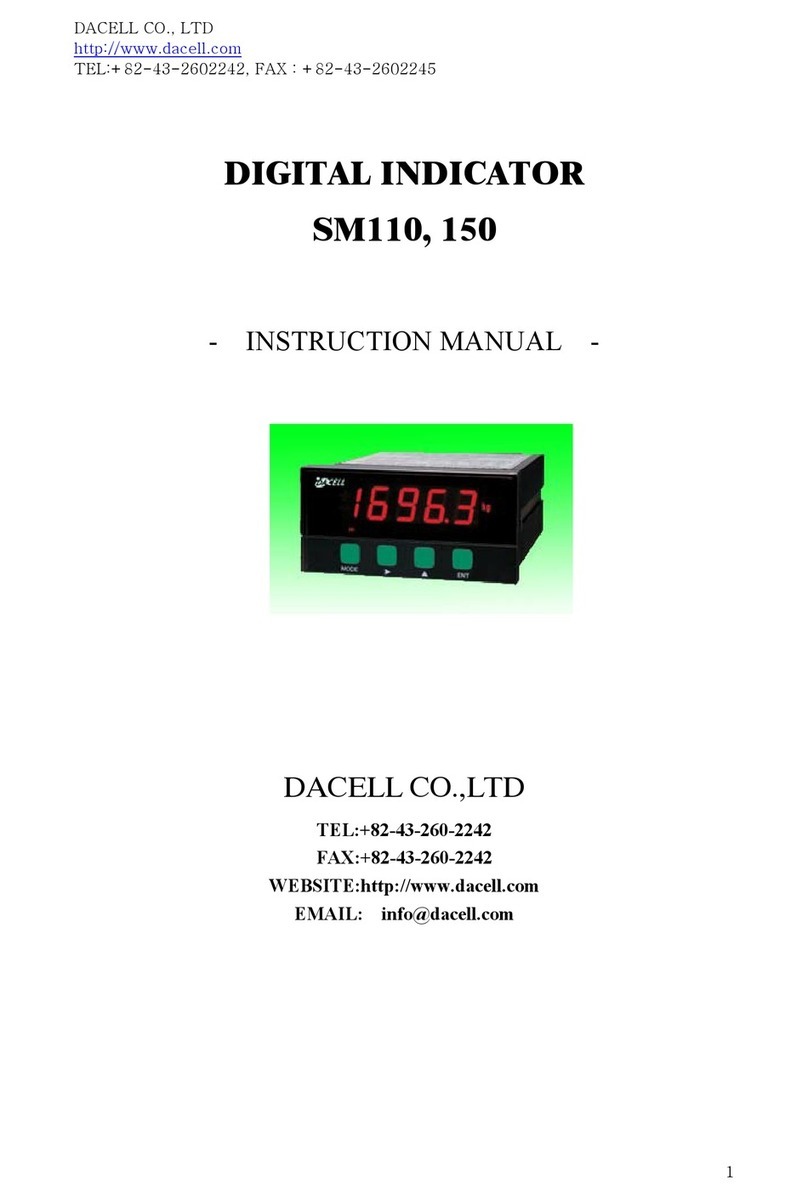 dacell SM110 User manual