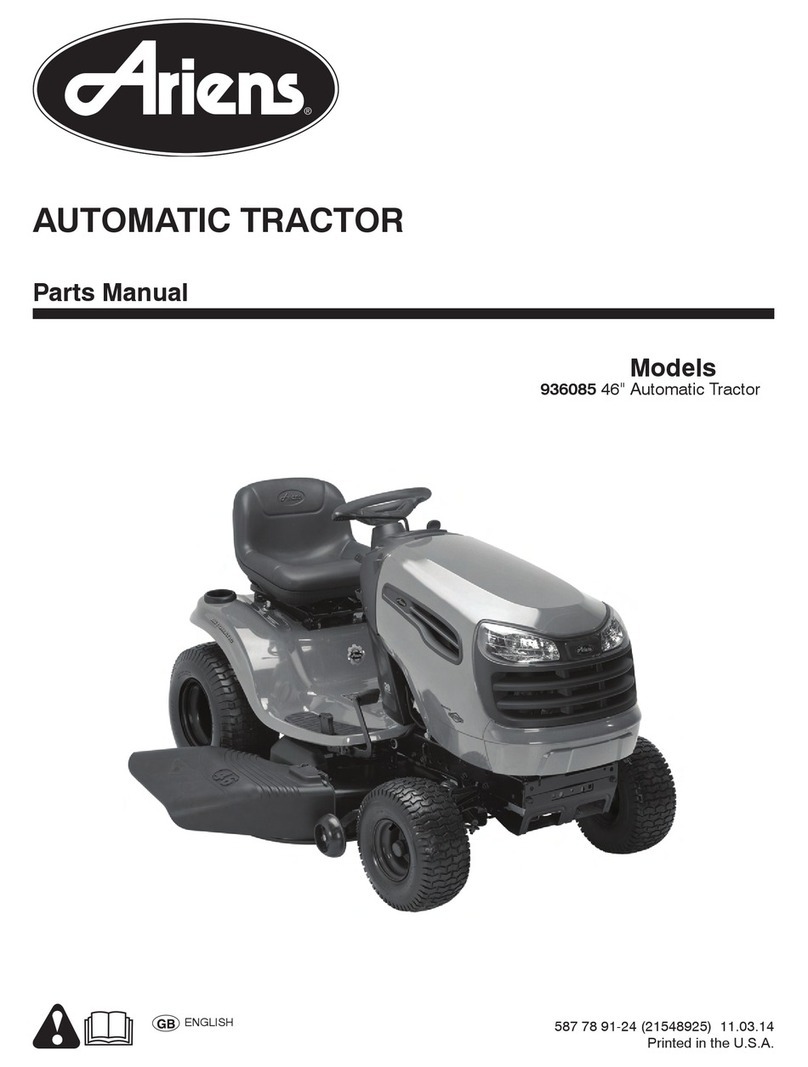 Ariens 936085 parts manual