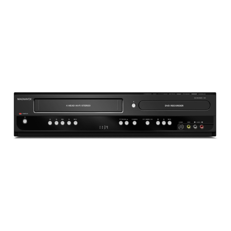 Magnavox MDR161V User manual
