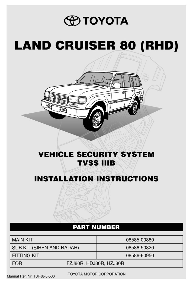 Toyota TVSS IIIB installation instructions