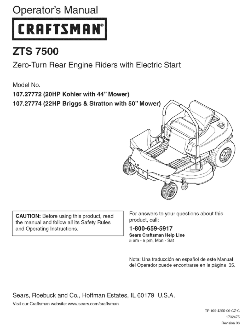 Crafstman 107.277740 Operator's manual